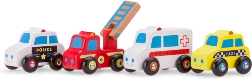 New Classic Toys Hulpverleningsvoertuigen set 4 auto's