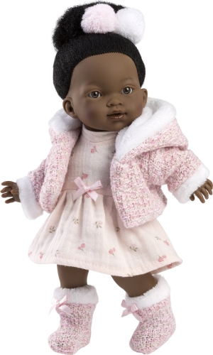 Llorens Soft Body Pop Zoë Roze Jurk 28 cm