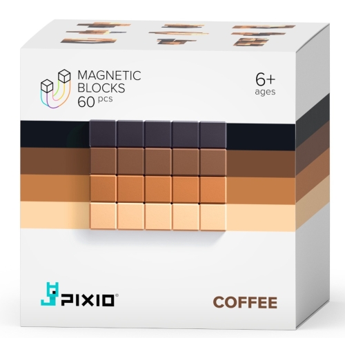 Pixio Magnetisch Speelgoed Abstract Coffee 64 Stuks