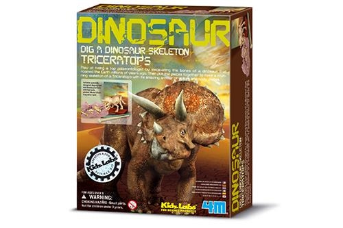 4M Kidz Lab Graaf je Triceratops Op