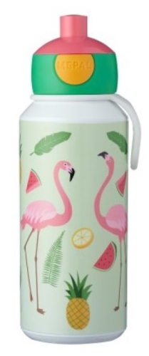 Mepal Drinkfles Campus Pop-Up 400 ml Tropical Flamingo