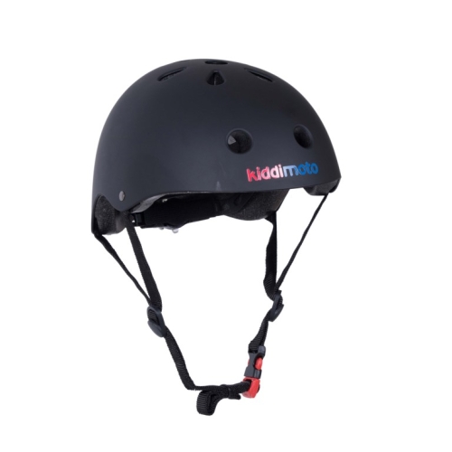 Kiddimoto Kinderhelm Mat Zwart M