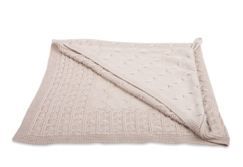 Baby's Only Omslagdoek Chenille Cable Beige