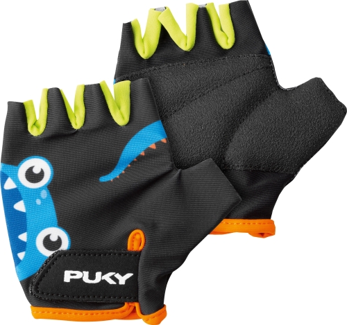 Puky Handschoenen GLOVY Zwart Monster Maat S