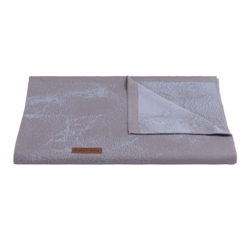 Baby's Only Wiegdeken Marble cool grey/lila