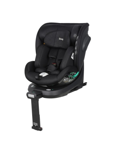 Ding - Car Seat - GR 0/1/2/3 - I-Size -40-150 cm - Fynn - Black - 360°