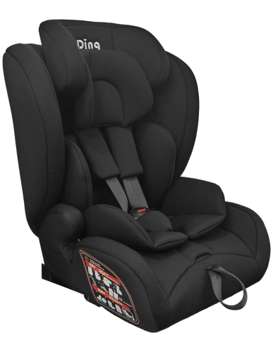 Ding I-Size Autostoel Zino 76-150 cm Zwart