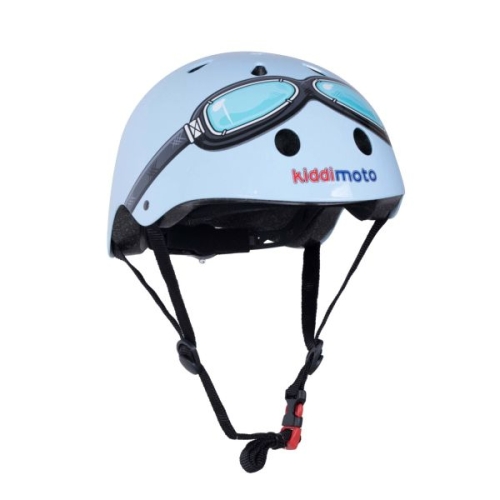 Kiddimoto Kinderhelm Blue Goggle M