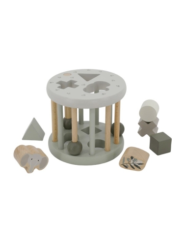 Label Label Shape Sorting Wheel Olive Green