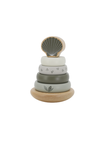 Label Label Stacking Rings Balance Olive Green