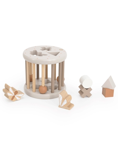 Label Label Ronde Vormenstoof Nougat