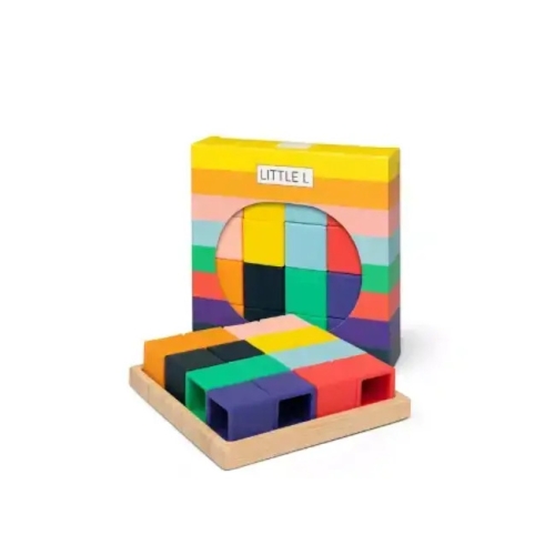 Little L Blokkenset Levendige kleuren