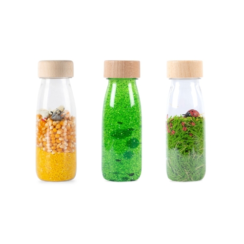 Petit Boum Set van 3 Sensorische flessen Life