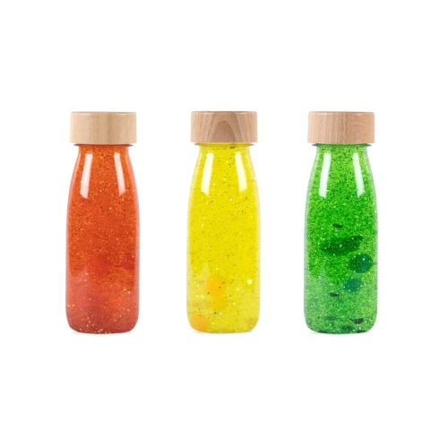 Petit Boum Set van 3 Sensorische flessen Twilight