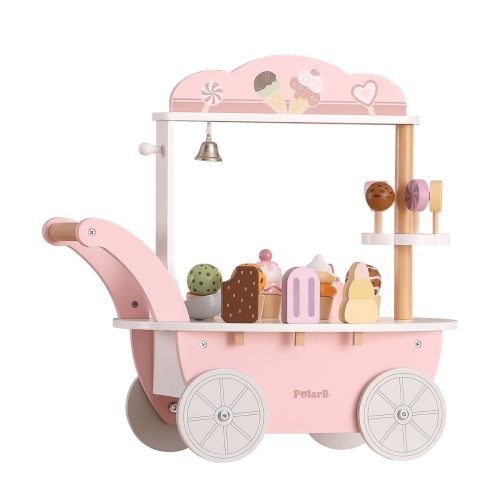 PolarB Wooden Mini Ice Cream Shop Pink