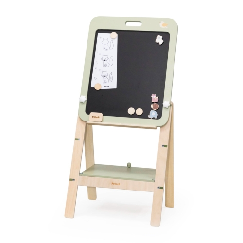 PolarB Wooden Standing Easel Green