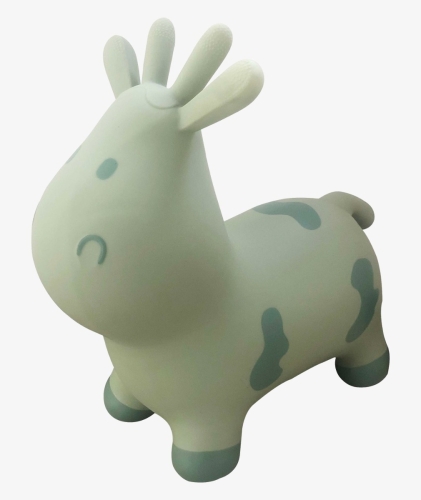 Tryco Inflatable Hopper Skippy Cow Stone Green