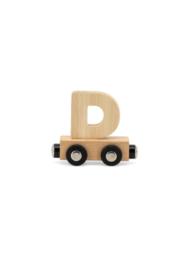Tryco - Letter Train Natural - Letter "D"