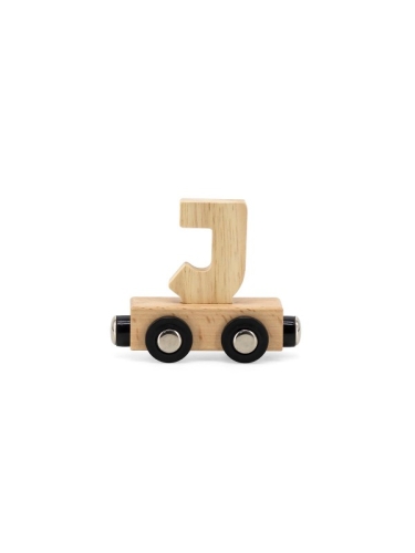Tryco - Letter Train Natural - Letter "J"