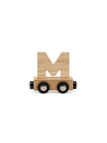 Tryco - Letter Train Natural - Letter &quot;M&quot;