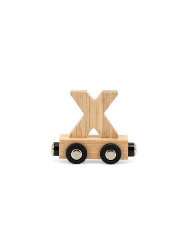 Tryco - Letter Train Natural - Letter &quot;X&quot;