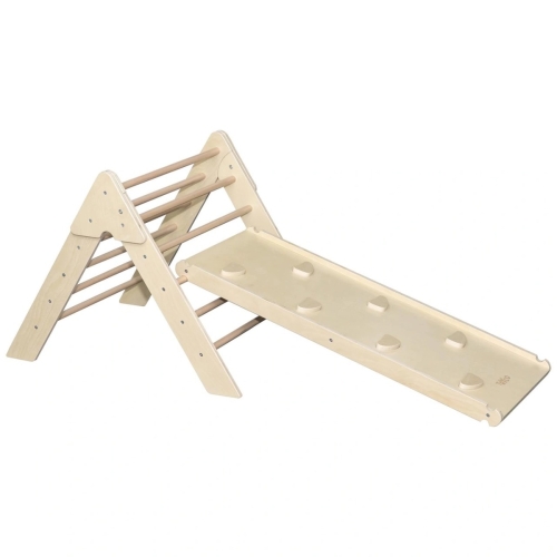 Tryco - Wooden Climbing Triangle with Slide