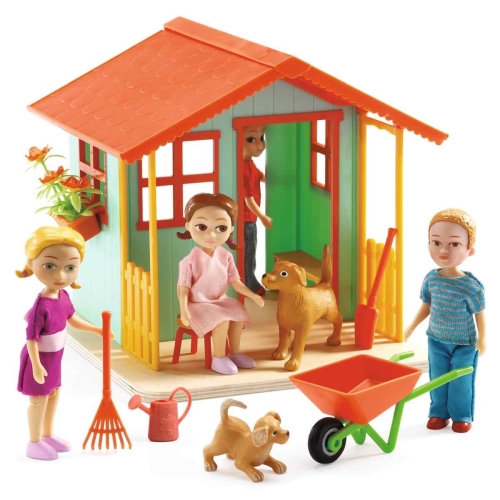 Djeco Tuinhuis met Speelfiguren